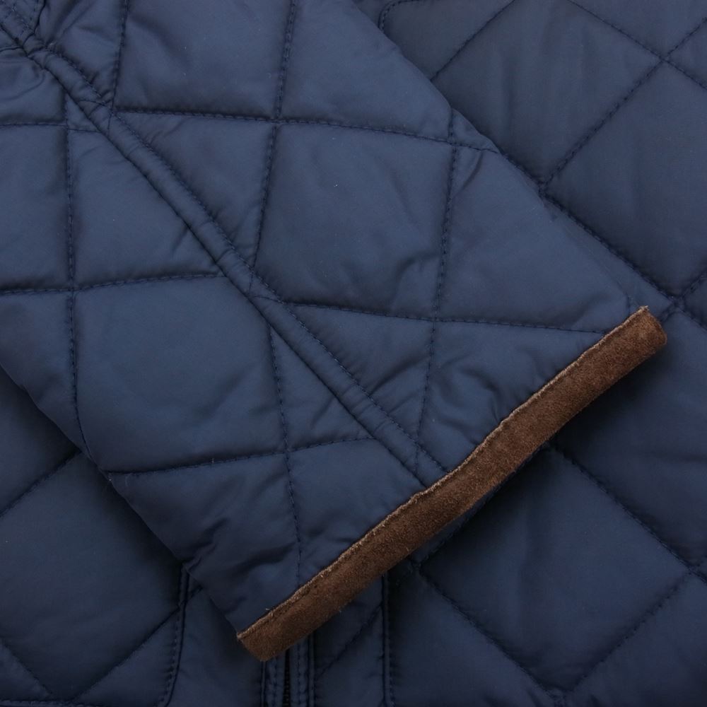 POLO RALPH LAUREN ポロ・ラルフローレン リバーシブル キルティング ナイロン ジャケット ネイビー系 レッド系 M【中古】