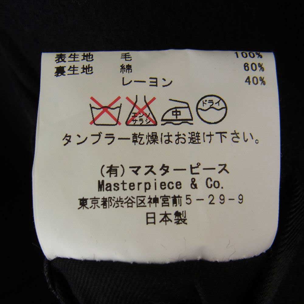 ベーシック 5110-73540 ウール スーパーメルトン Pコート ブラック ブラック系 40【中古】