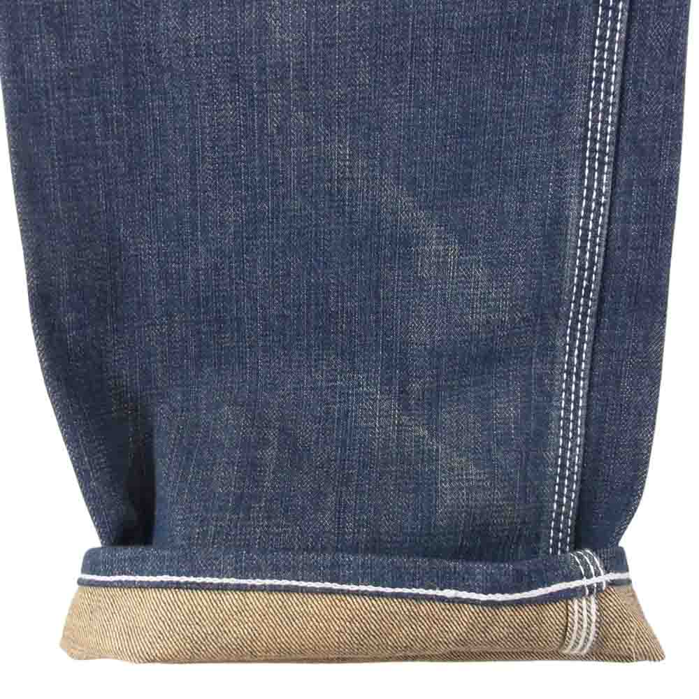 VANSON バンソン クロス スカル 刺繍 デニム パンツ インディゴブルー系 32【中古】