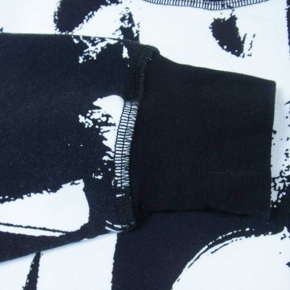 Alexander McQueen アレキサンダーマックイーン 50018 ケリングジャパンタグ GRAFFITI Sweatshirt グラフィティ ペイント ロゴ クルーネック スウェット ブラック系 36【中古】