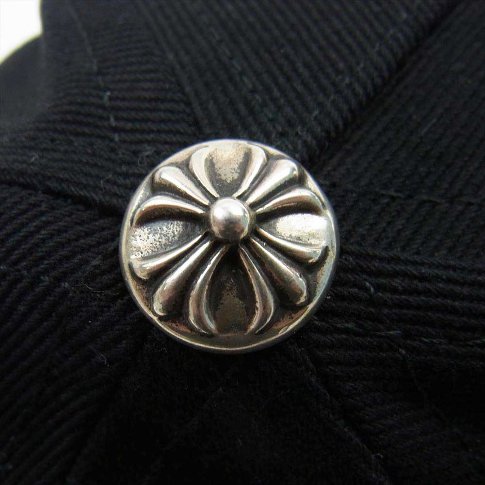 CHROME HEARTS クロムハーツ(原本無) 国内正規品 TRUCKER CAP トラッカー スクロール ラベル キャップ ブラック系【中古】