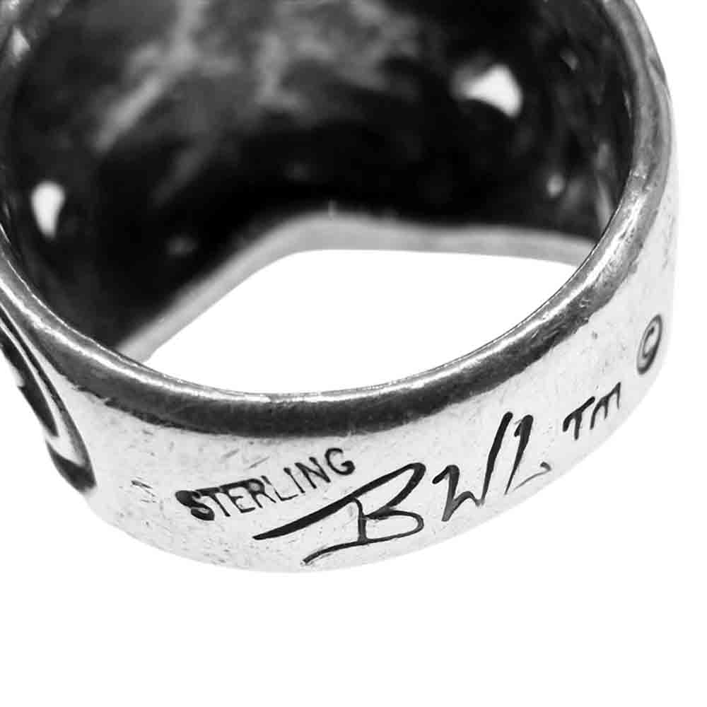 BILL WALL LEATHER ビルウォールレザー STAR RING スター リング シルバー系 20号【中古】