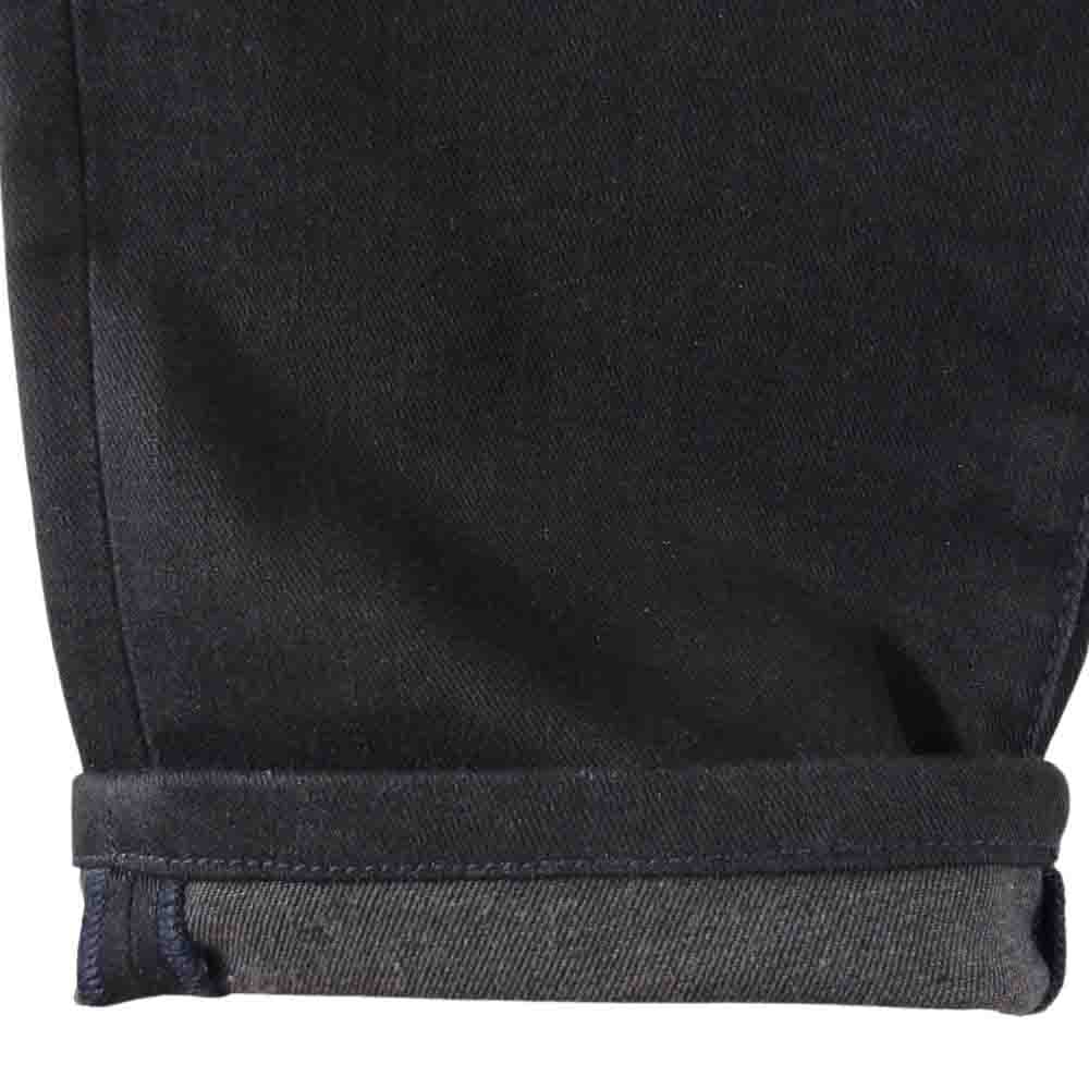 JACOB COHEN ヤコブコーエン STYLE 688 ハラコパッチ ボタンフライ 5ポケット ストレッチ デニムパンツ ブラック系 30【中古】