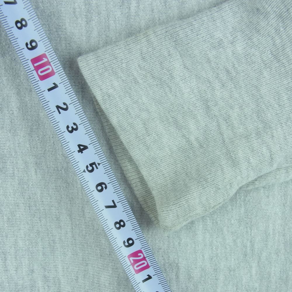 Champion チャンピオン ヴィンテージ 90s USA製 刺繍タグ リバースウィーブ 刺繍 スウェット トレーナー グレー系 L【中古】