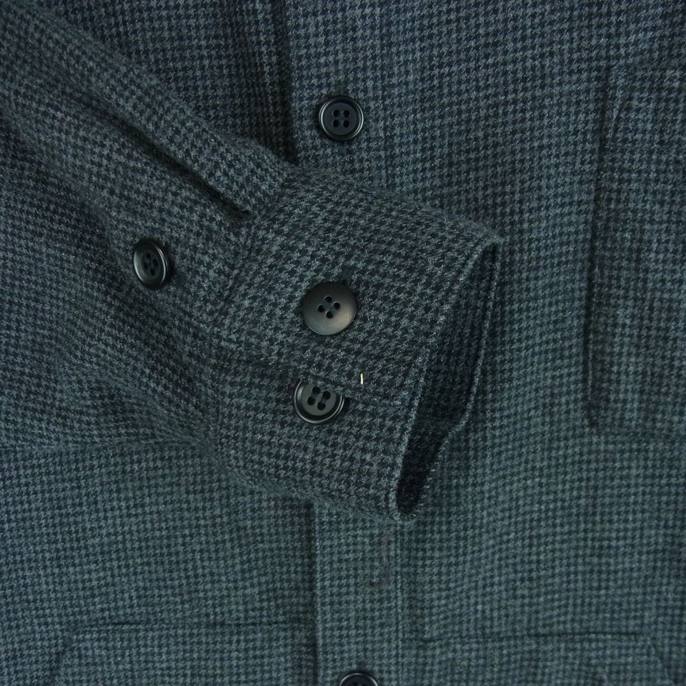 UNDERCOVER アンダーカバー 22AW UI2B4404 UNDERCOVERISM アンダーカバイズム カットオフ ウール 長袖 シャツ ジャケット グレー系 4【中古】