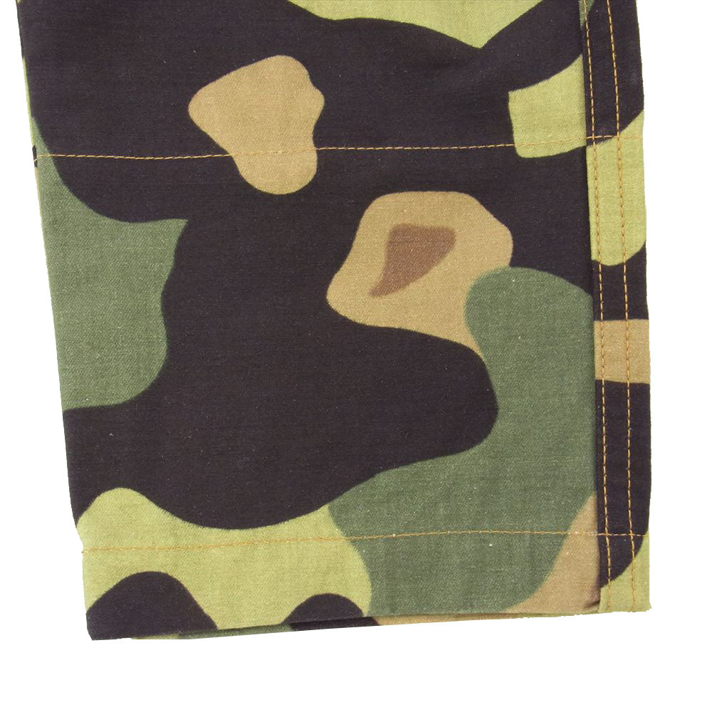 JUNYA WATANABE COMME des GARCONS MAN ジュンヤワタナベコムデギャルソンマン WC-P045 19SS CAMO CARGO CROPPED PANTS カモ カーゴ クロップド パンツ カーキ系 XS【美品】【中古】