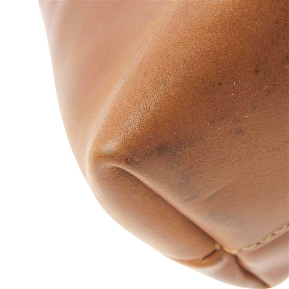 HERZ ヘルツ ソフトダレスバッグ 3way ビジネス ショルダー バックパック リュック Mサイズ ブラウン系【中古】