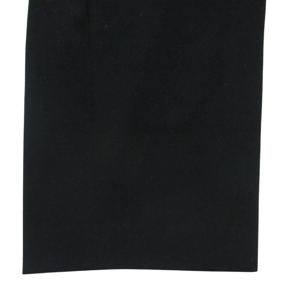 ミズイロインド ストレッチ イージー スラックス パンツ ポリエステル レーヨン 日本製 ブラック系 2【中古】