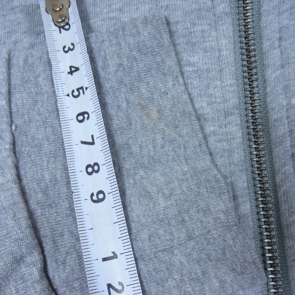 patagonia パタゴニア オーガニック コットン ジップ アップ スウェット パーカー 胸ロゴ グレー系 S【中古】
