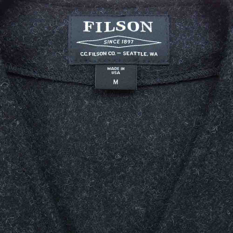 FILSON フィルソン USA製 ウール ベスト ブラック系 M【中古】