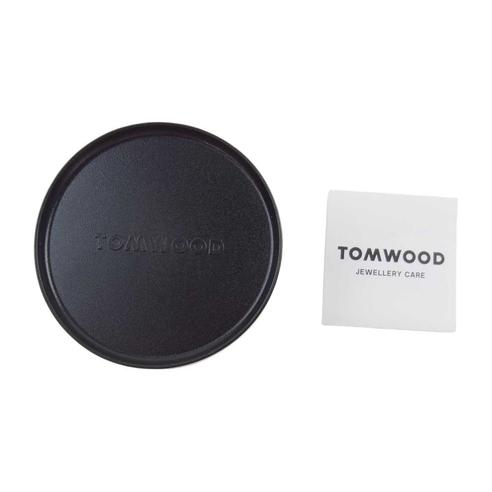 トムウッド BLUE HAWK EYE ブルー ホーク アイ リング シルバー系【美品】【中古】