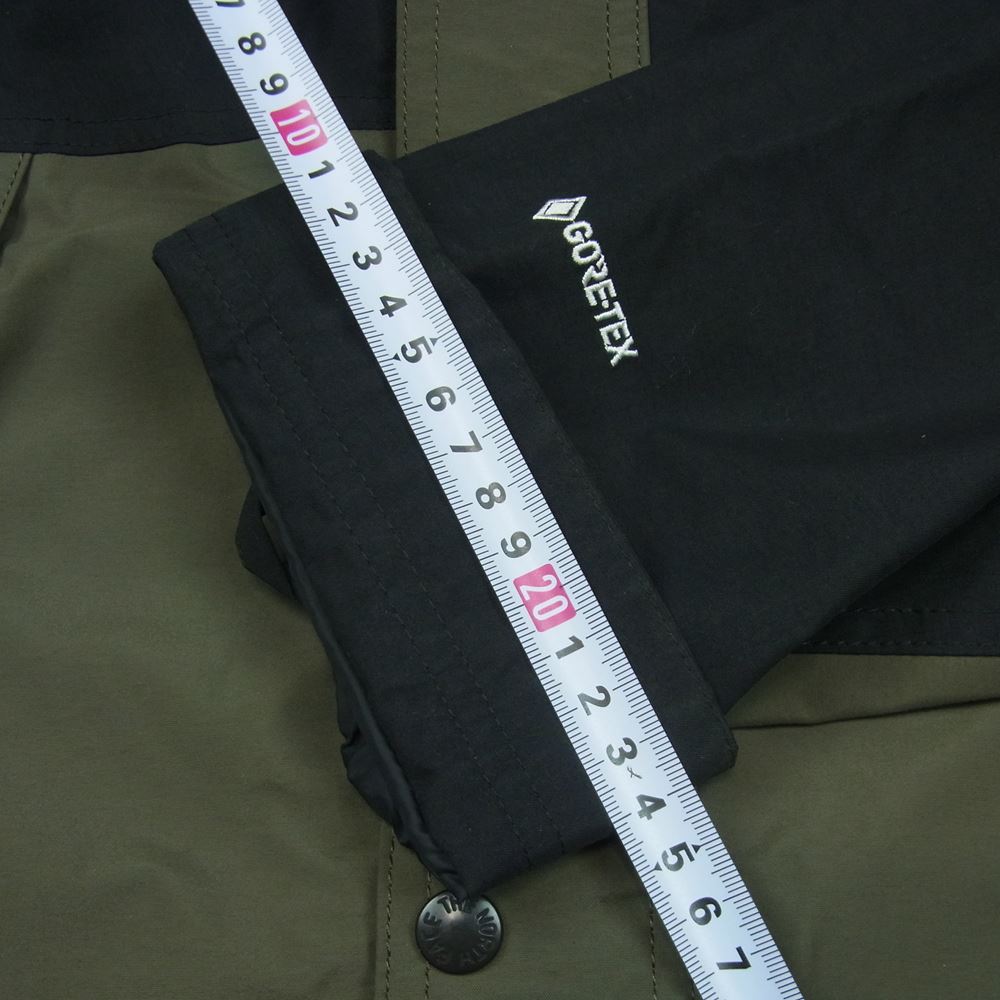 THE NORTH FACE ノースフェイス NP11834 Mountain Light Jacket マウンテン ライト シェル パーカー ジャケット ブラック系 グレイッシュカーキ系 M【中古】