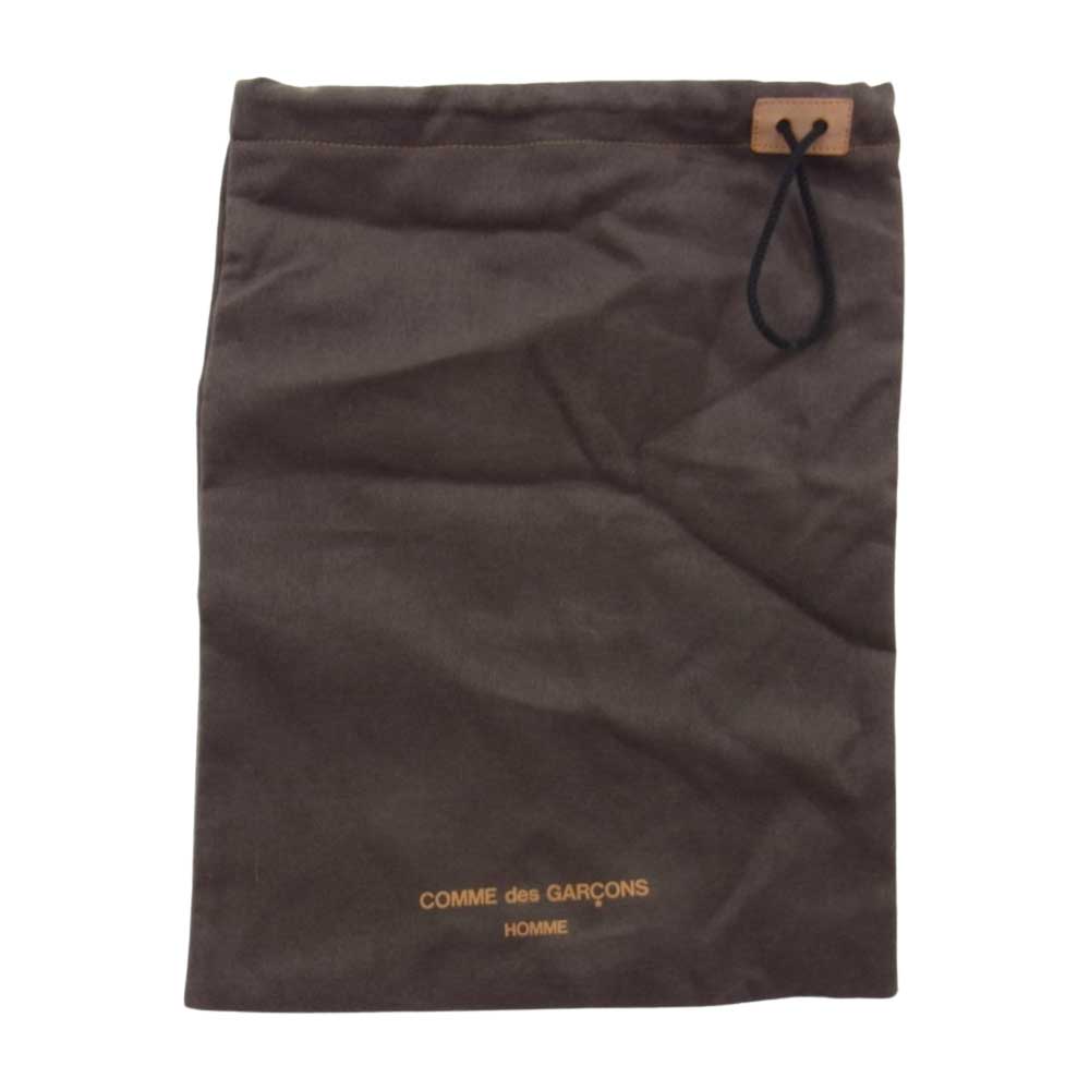 COMME des GARCONS HOMME コムデギャルソンオム レザー レザーソール ストラップ シューズ ドレスシューズ ブラウン系 25cm【美品】【中古】