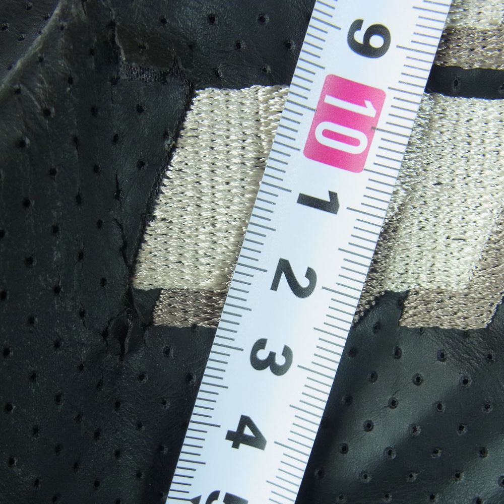 イエローコーン BB-1104 メッシュ フェイクレザー ライダース ジャケット ブラック系 L【中古】