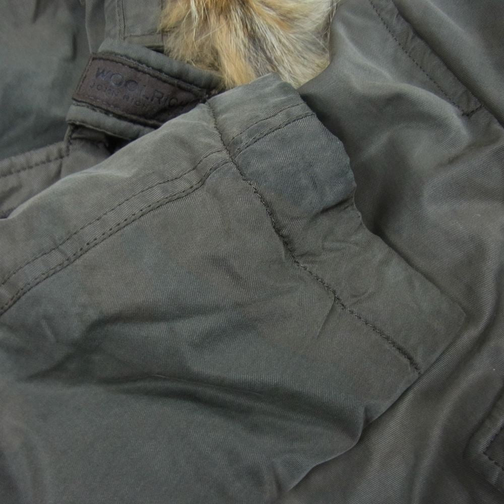 WOOLRICH ウールリッチ 1402066 ARCTIC PARKA アークティック パーカ カモ柄 ダウン ジャケット カーキ系 S【中古】