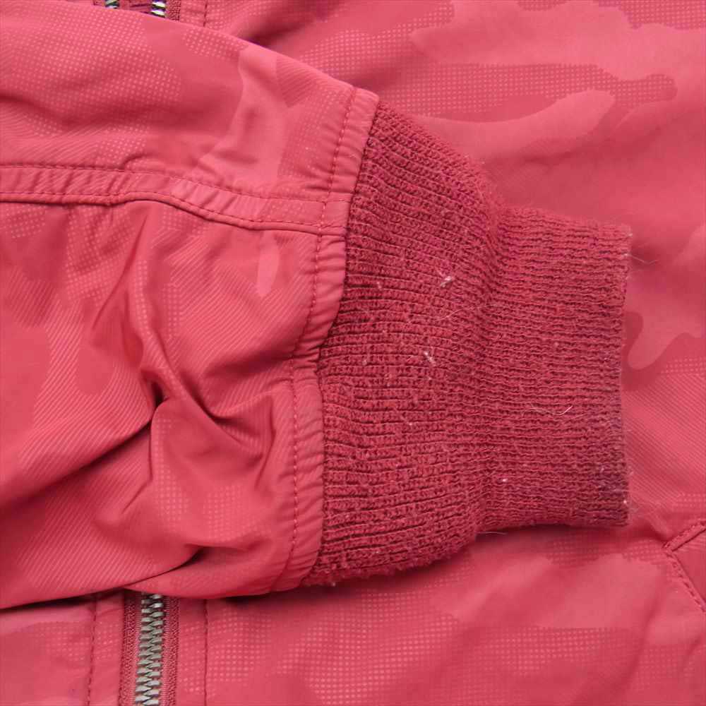 ALPHA アルファ INDUSTRIES MA-1 フライト ジャケット ワインレッド系 L【中古】