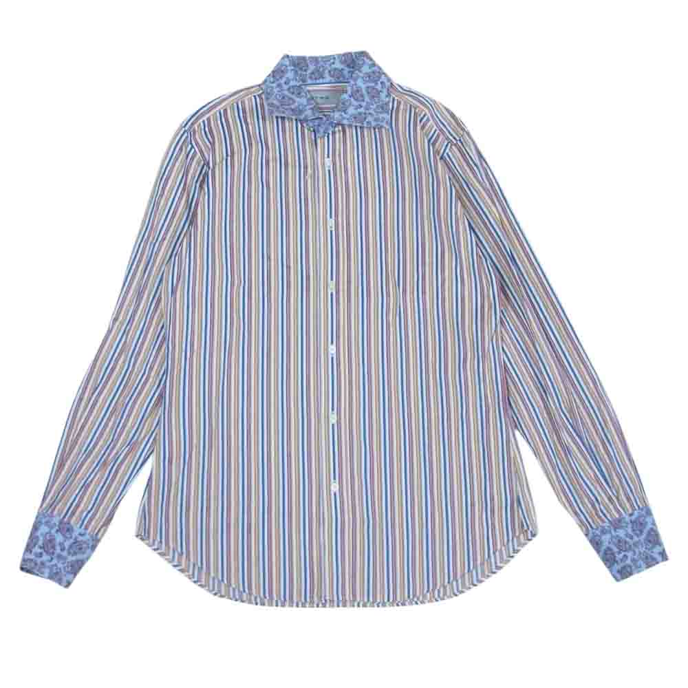 中古・古着通販】ETRO (エトロ) ストライプシャツ マルチカラー サイズ