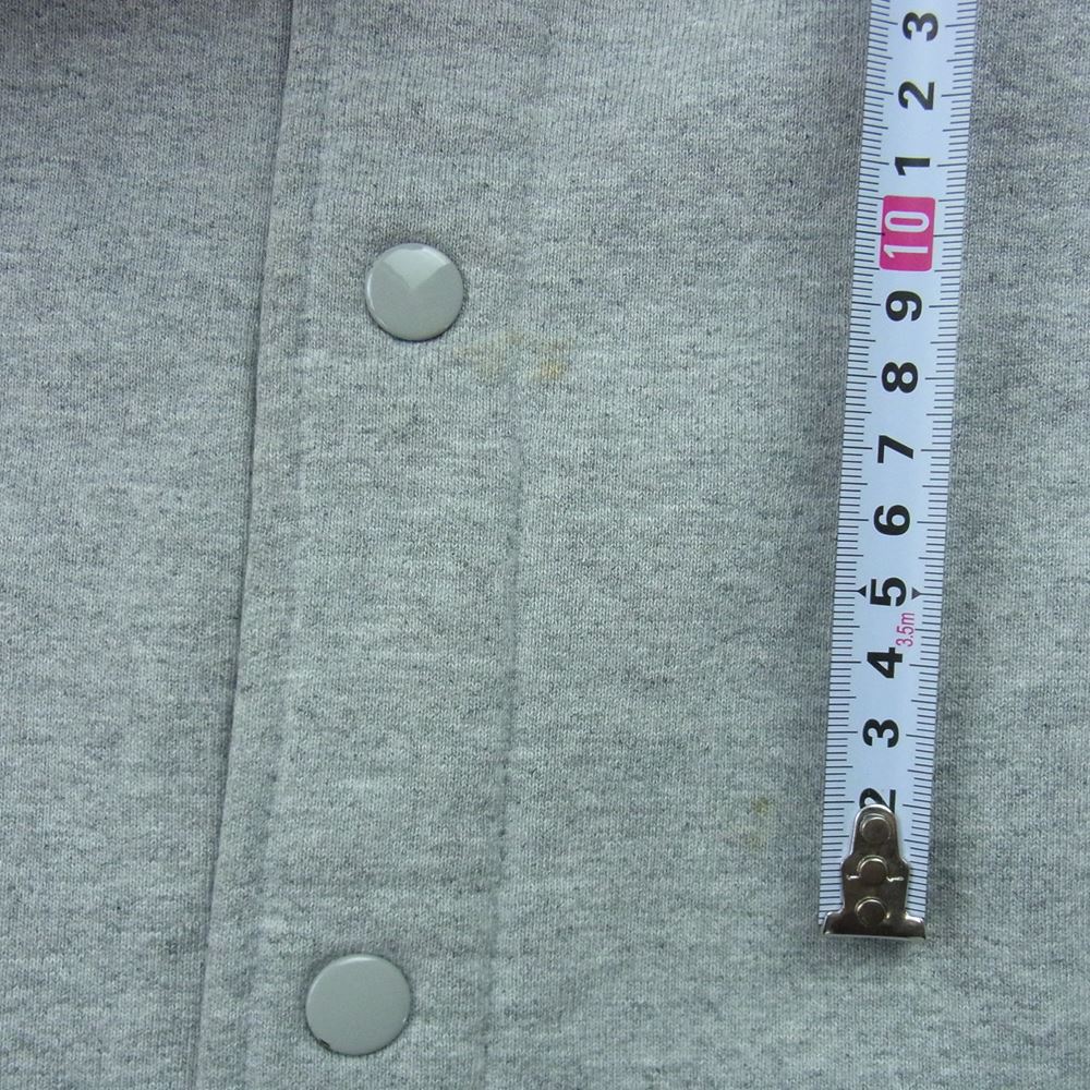 Supreme シュプリーム 11AW Snap Front Sweat スナップ フロント スウェット ジャケット グレー系 M【中古】