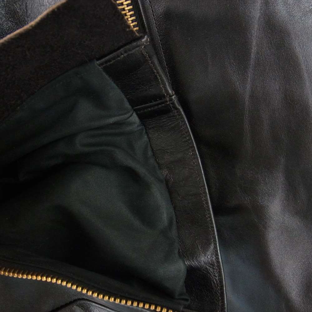 ファインクリークレザーズ ROBERTS ロバーツ ホースハイド シングル レザー ライダース ジャケット ブラック系 40【美品】【中古】