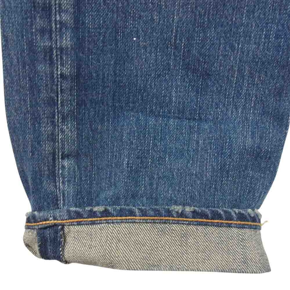 HYSTERIC GLAMOUR ヒステリックグラマー 02181AP06 CN加工 スリム ストレート PT デニム パンツ インディゴブルー系 30【中古】