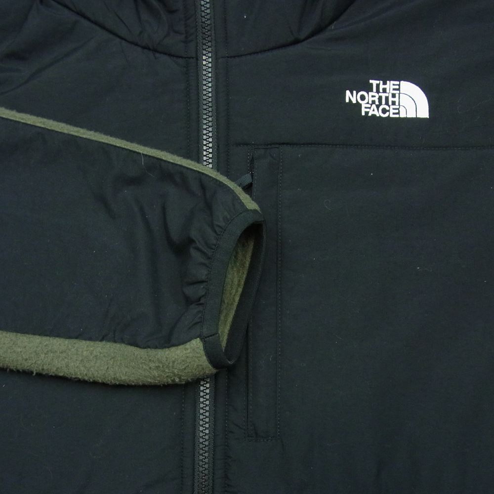 THE NORTH FACE ノースフェイス NA72052 DENALI HOODIE デナリ フーディ フリース パーカー ブラック系 グレイッシュカーキ系 L【中古】