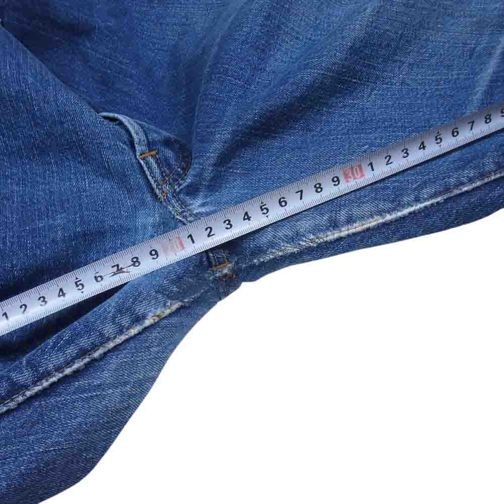 Levi's リーバイス 70s 501 66前期 BigE 両面BigE 刻印6 フライボタン通常R 裾チェーンステッチ オリジナルレングス インディゴブルー系 表記なし(W34程度)【中古】