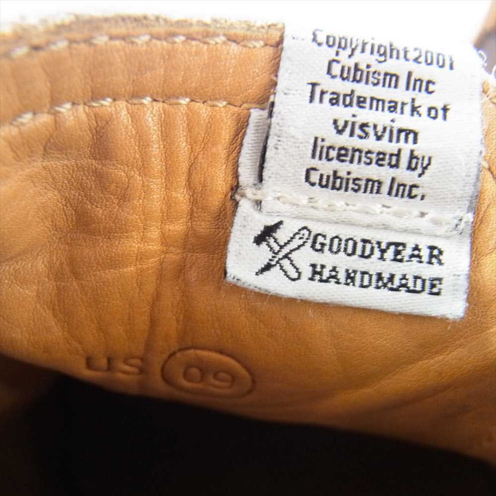 VISVIM ビズビム V10007308-03 GORNERGRAT FOLK フォーク スエード サイドゴア ロー ブーツ ブラウン系 US 9【中古】