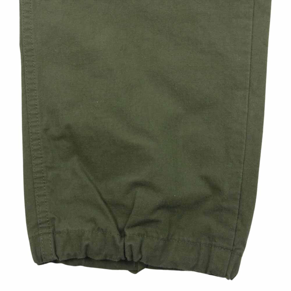 WTAPS ダブルタップス WVDT-PTM02 NONE WMILL-TROUSER 01 TROUSERS NYCO RIPSTOP ノーン トラウザー ニコ リップストップ カーゴ ミリタリー パンツ カーキ系 04【中古】