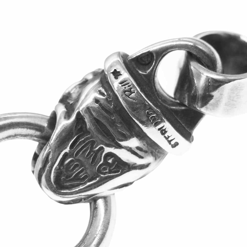 BILL WALL LEATHER ビルウォールレザー SMALL DOG HEAD PENDANT W/RING スモール ドッグ ヘッド w/ リング ペンダントトップ シルバー系【中古】