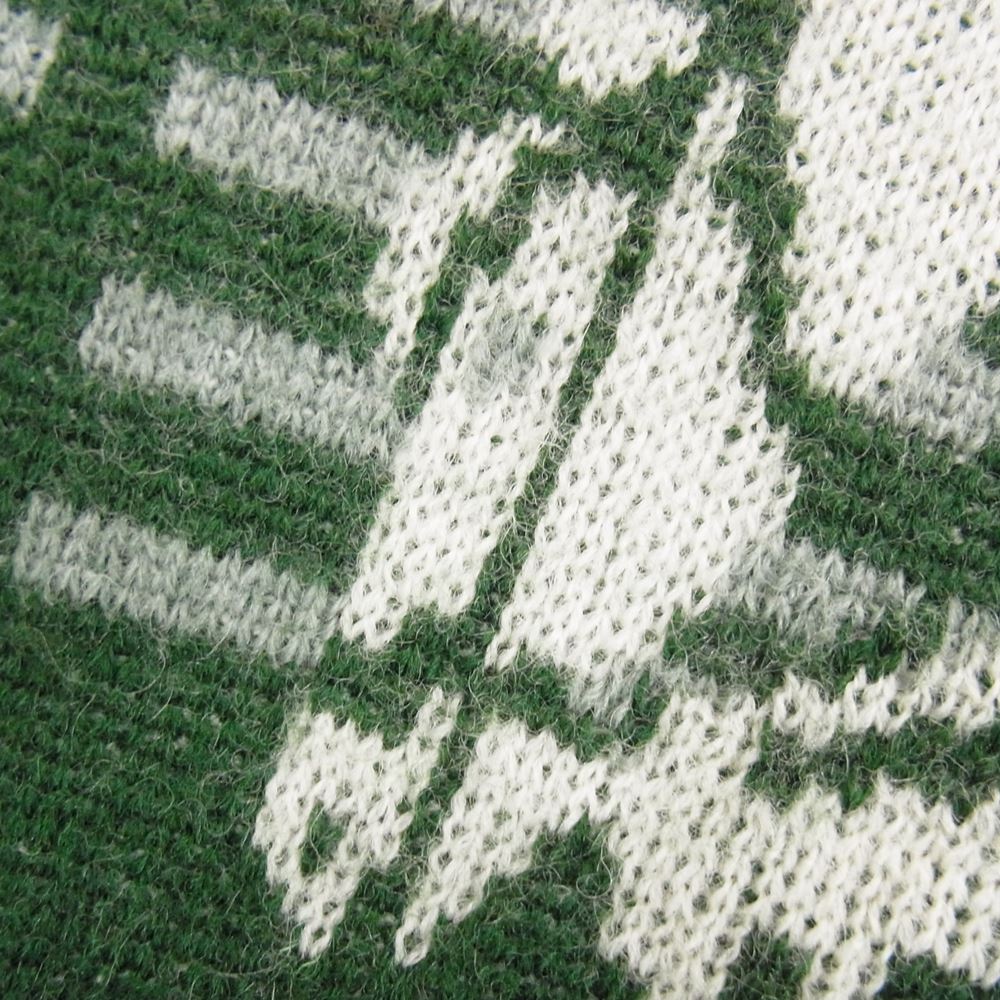 BUTCHER PRODUCTS ブッチャープロダクツ At Last & Co アットラスト PATTERN KNIT カウボーイ柄 ニット グリーン系 36【中古】
