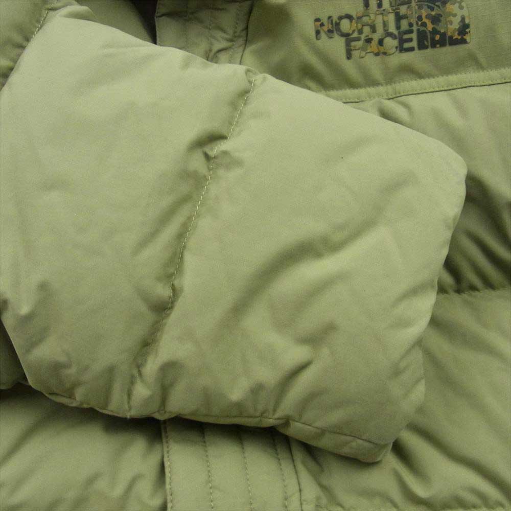 THE NORTH FACE ノースフェイス NF0A2TBS7VC-L NUPTSE RIDGE PARKA ヌプシ リッジ パーカー ダウン ジャケット ライトグリーン系 L【中古】