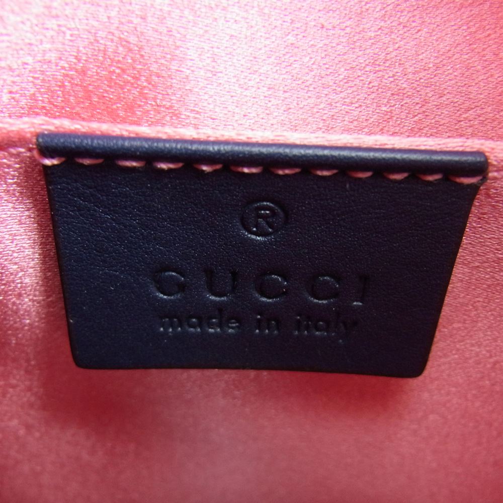 GUCCI グッチ 476671 493075 GGマーモント デニム バックパック インディゴブルー系【中古】