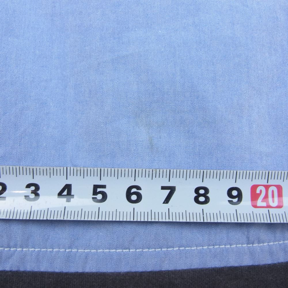 VISVIM ビズビム VS0001713 BIGHORN SHIRT L/S ベロア切替 シャツ インディゴブルー系 M【中古】