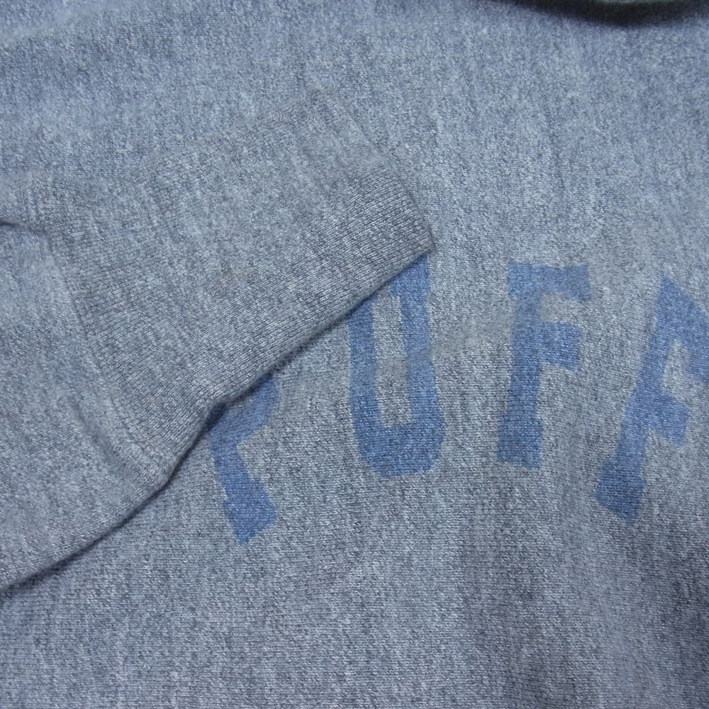 FilMelange フィルメランジェ プリント スウェット プルオーバー パーカー グレー系 3【中古】