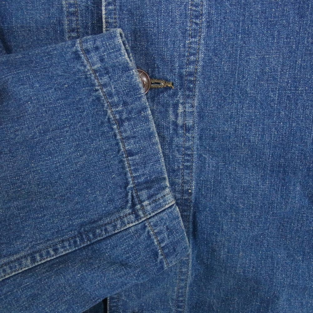 orSlow オアスロウ US NAVY SHAWL COLLAR JACKET USED デニム ショールカラー ジャケット ユーズド加工 インディゴブルー系 2【中古】