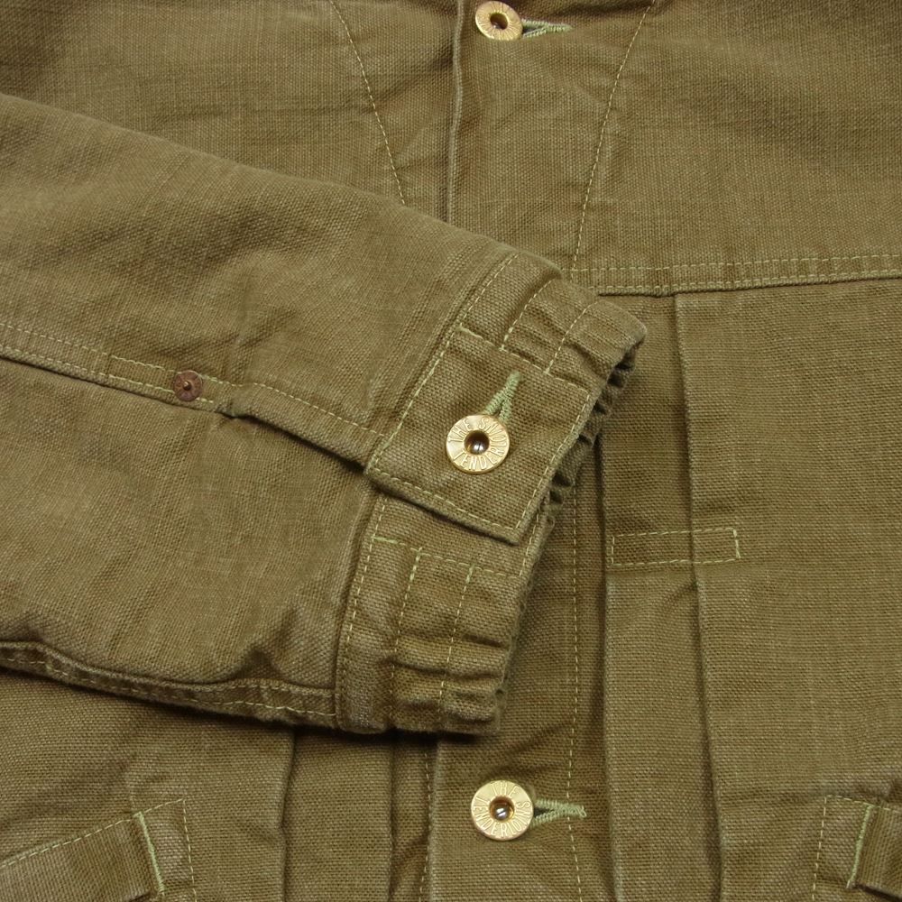 TENDERLOIN テンダーロイン 20AW DUCK HOODED JKT ダック フーデット ジャケット 日本製 カーキ系 S【極上美品】【中古】