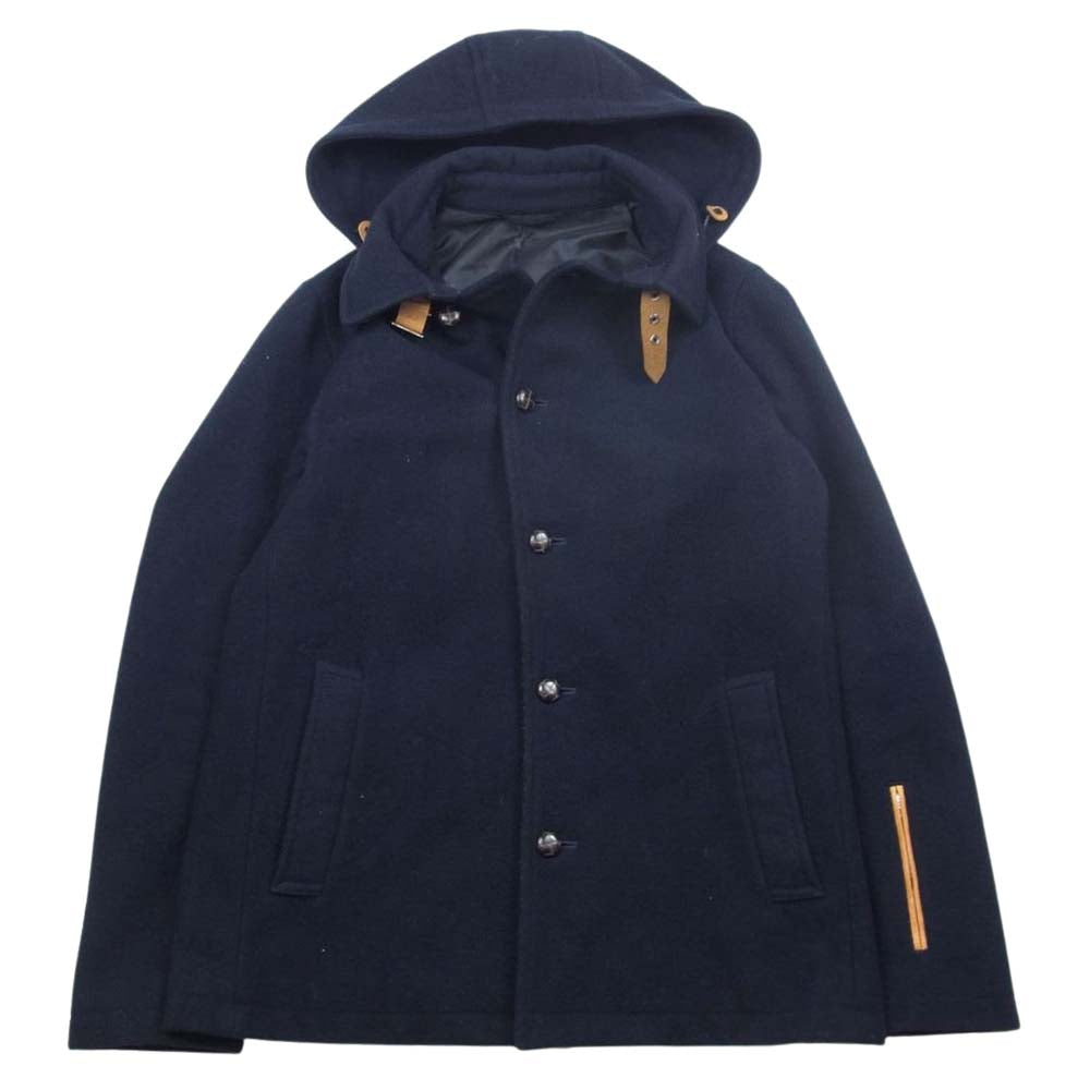 SOPHNET. ソフネット SOPH-123035 WOOL MELTON HOODED SHORT
