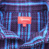 Supreme シュプリーム 22AW Heavy Flannel Shirt ヘビー フランネル チェック シャツ ブルー系 L【中古】