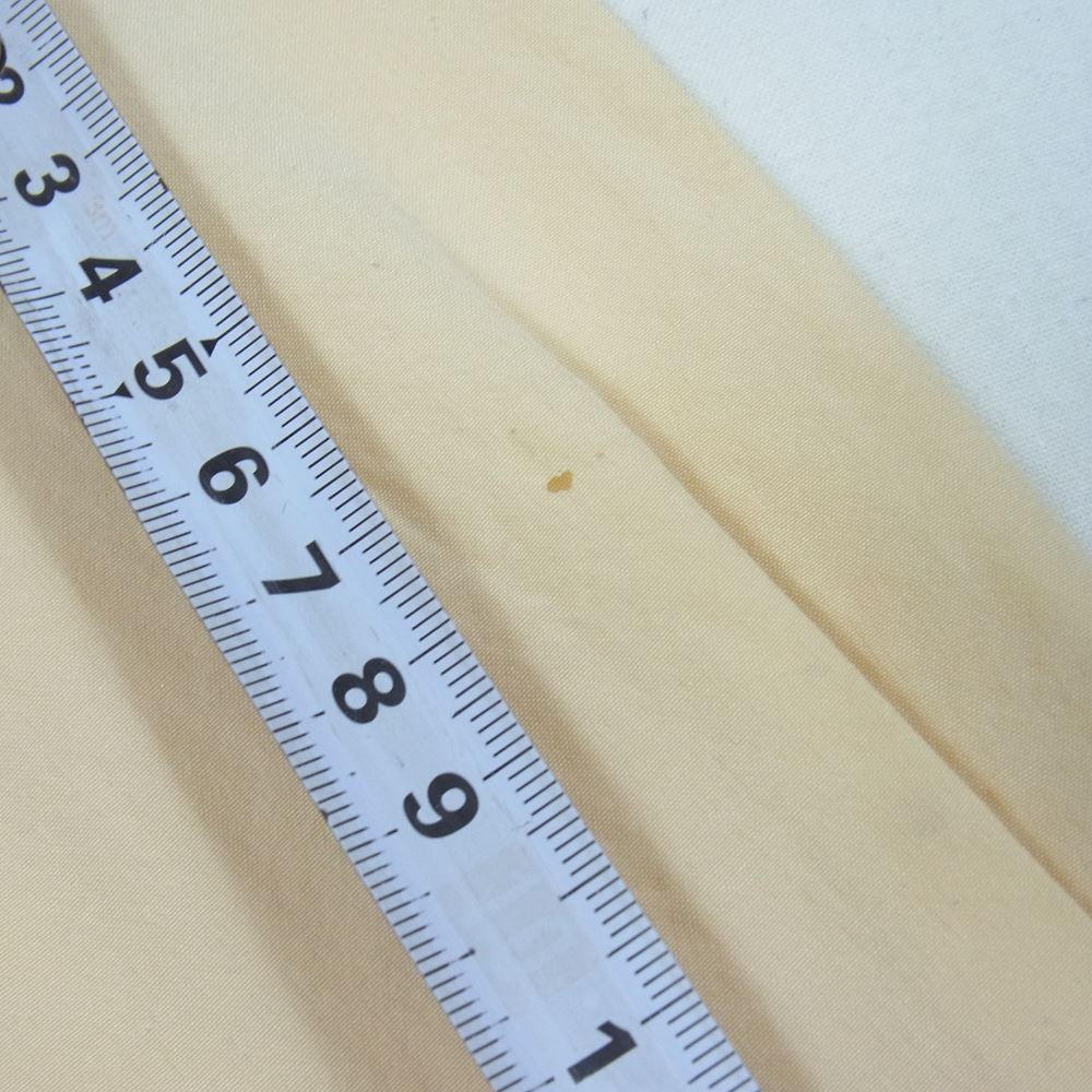 Yohji Yamamoto ヨウジヤマモト Y's for men ワイズフォーメン 赤タグ 赤ラベル ME-B52-455 シルク ボタン シャツ イエロー系 2【中古】