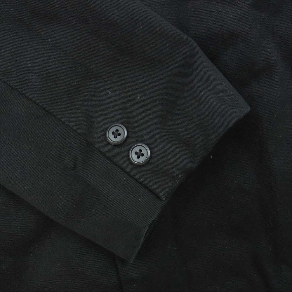 Yohji Yamamoto ヨウジヤマモト Y's for men ワイズフォーメン 赤タグ 赤ラベル MV-J52-077 MV-P54-077 製品染め コットン セットアップ ジャケット パンツ ブラック系 2【中古】