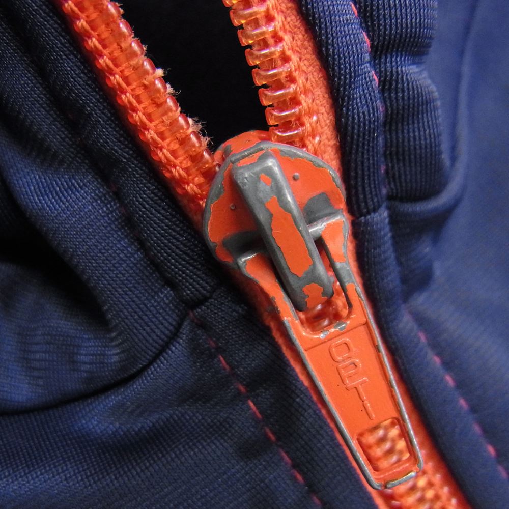 adidas アディダス ヴィンテージ トラック ジャケット ジャージ ネイビー系 50【中古】