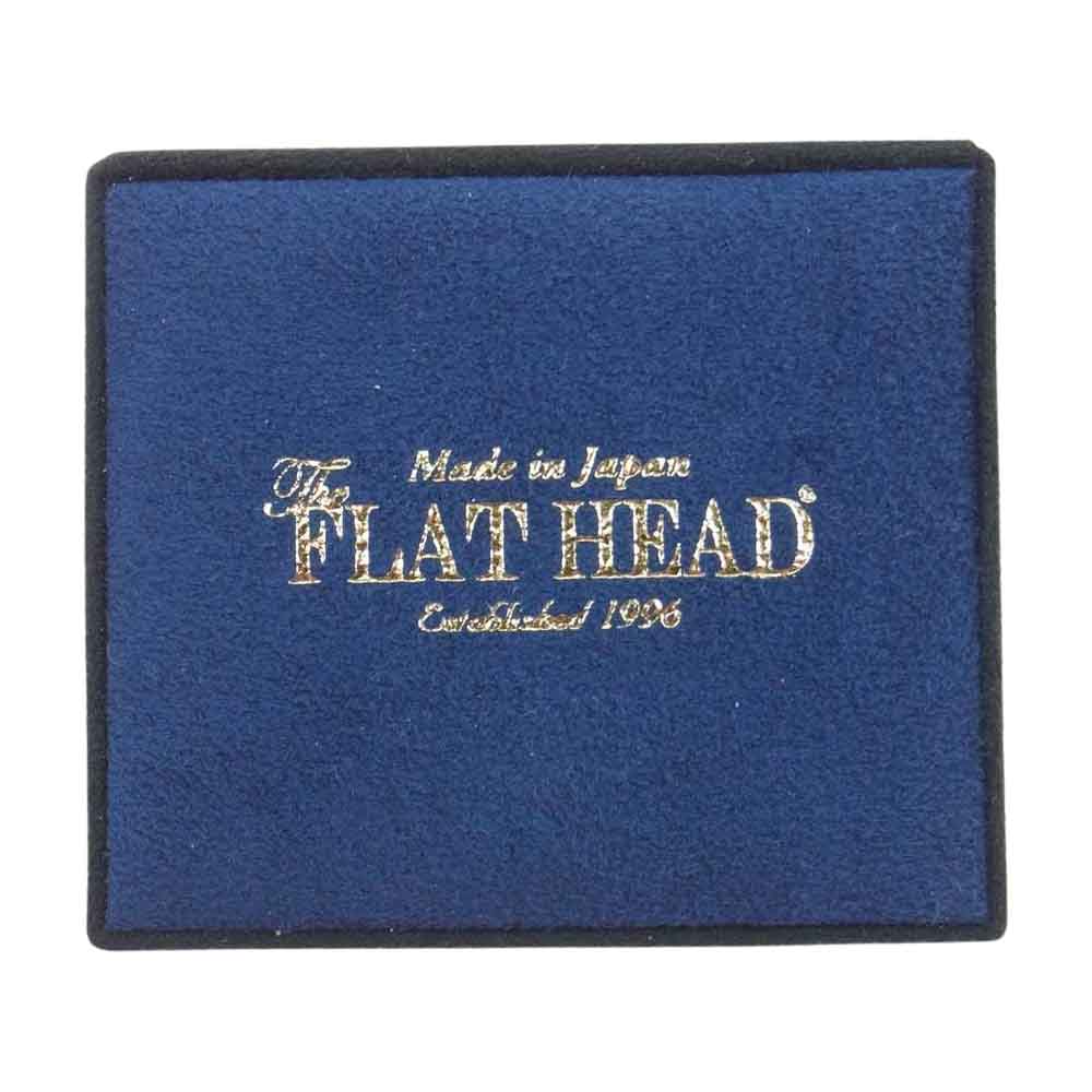 THE FLAT HEAD ザフラットヘッド カレッジ リング シルバー系 19号【中古】