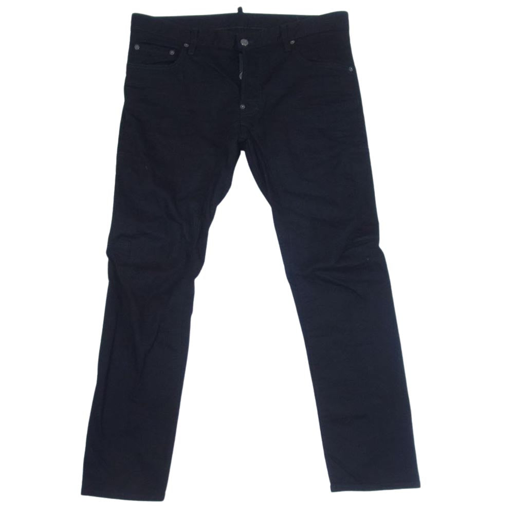DSQUARED2 ディースクエアード デニムパンツ 22SS S74LB1030 S30730 BLACK BULL TIDY BIKER DENIM JEANS ブラックブル タイディー バイカー スキニー デニムパンツ ジーンズ ブラック系 48【中古】 DSQUARED2 ディースクエアード 22SS S74LB1030 S30730 BLACK BULL