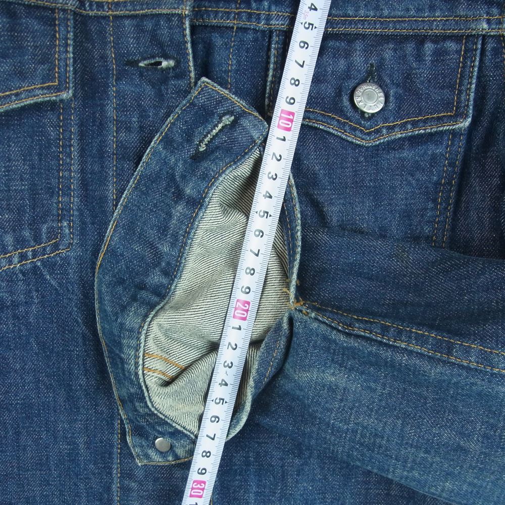 HELMUT LANG ヘルムートラング 19543 オールド 国内正規品 デニム ジャケット イタリア製 インディゴブルー系 38【中古】