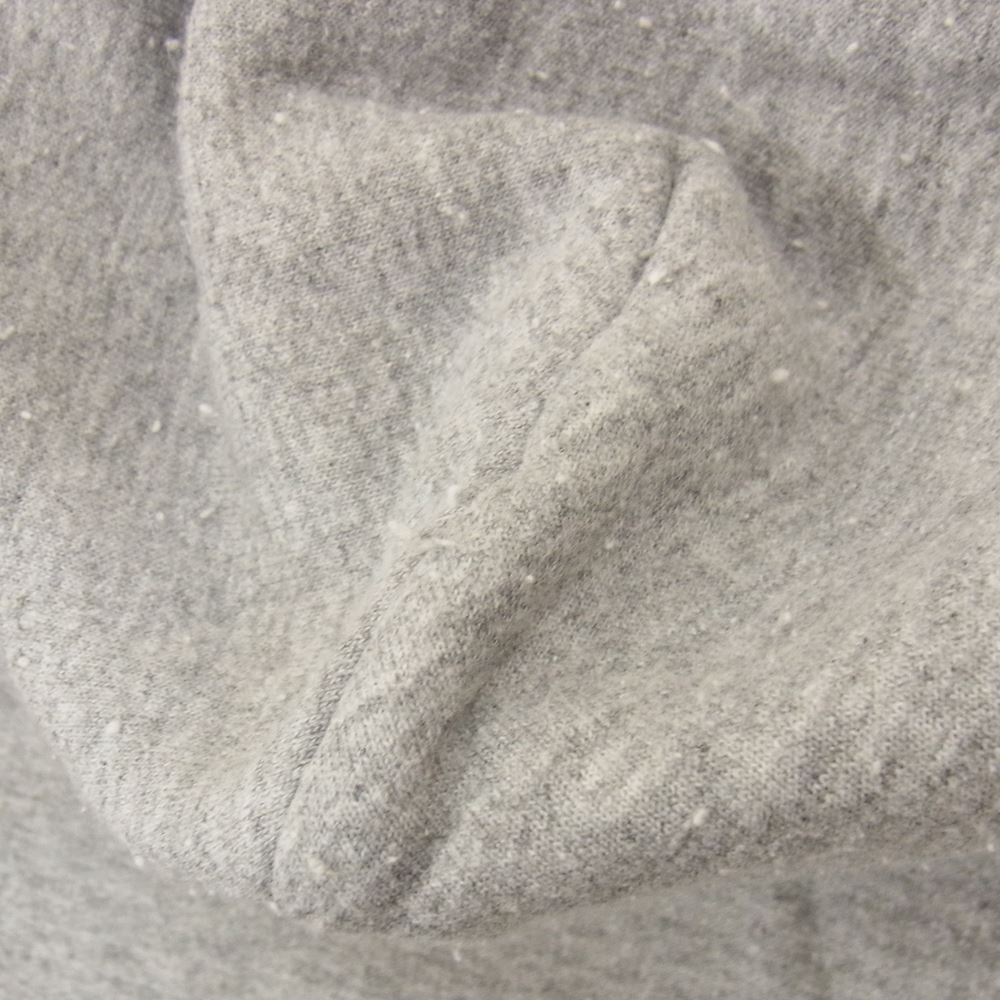 リベレイダース OG LOGO PULLOVER HOODIE パーカー ダメージ ネップ 加工 ロゴ プリント プルオーバー スウェット パーカー グレー系 L【中古】