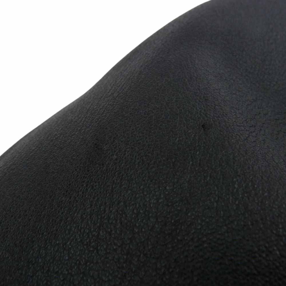 ADDICT CLOTHES アディクトクローズ AD-10 BMC JACKET DEER ベルト付 シープスキン レザー ジャケット ブラック系 38【美品】【中古】