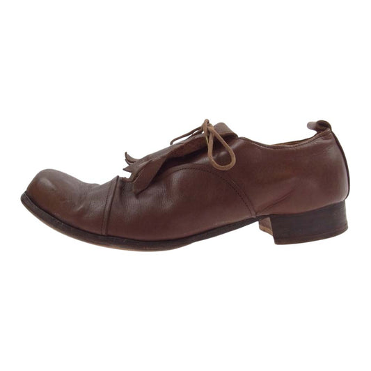 Paul Harnden ポールハーデン キルト付き レザー シューズ 短靴 ブラウン系 6L【中古】