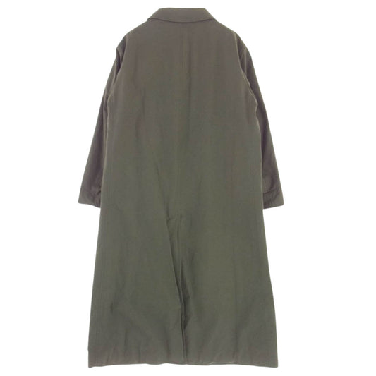 Paul Harnden ポールハーデン 国内正規品 Mens Long Mac Coat Cotton メンズ ロング マックコート コットン モスグリーン系 XS【中古】