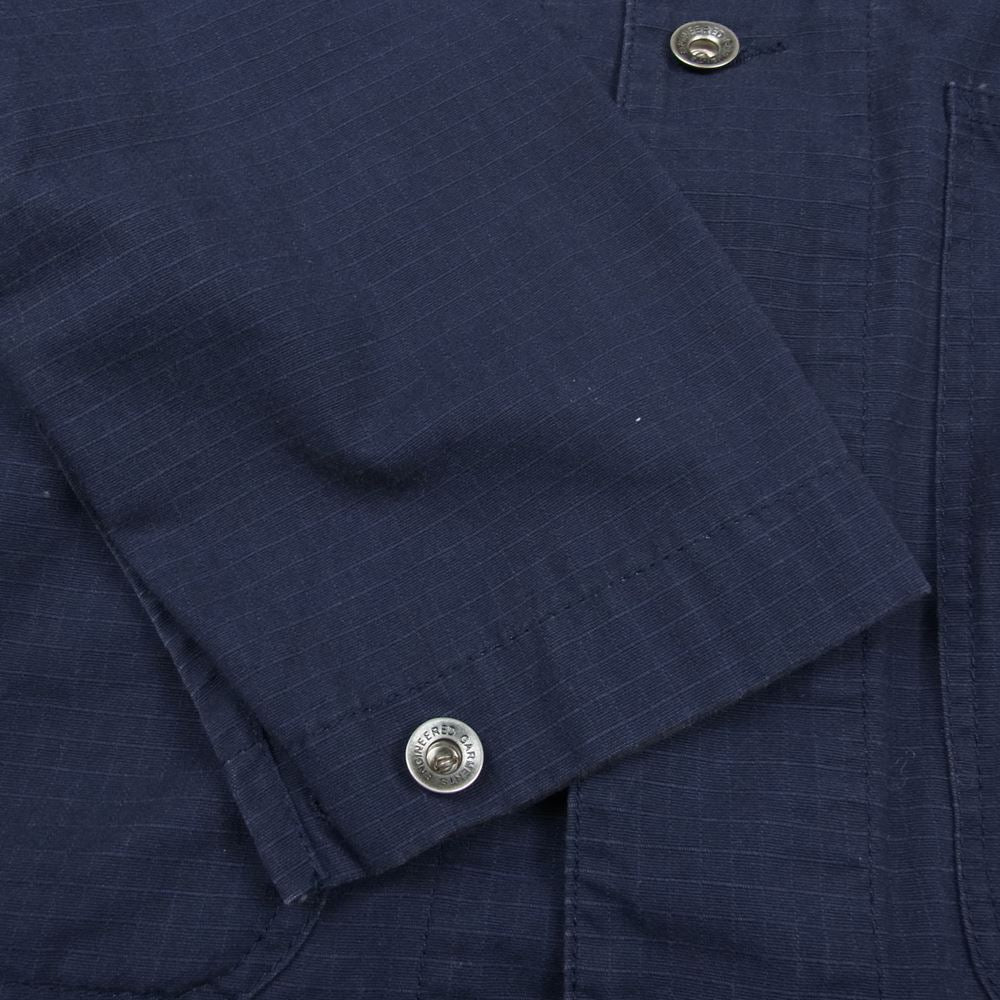 Engineered Garments エンジニアードガーメンツ WORKADAY ワーカデイ リップストップ ショップコート ネイビー系 S【中古】
