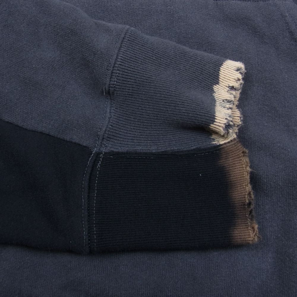 シュタイン ST.109 OVERSIZED REBUILD SWEAT HOOD TENDERLY オーバーサイズ プルオーバ― フーディ パーカー チャコール系 S【中古】